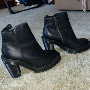 Dr marten heeled boots